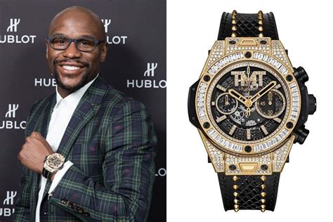 floyd Mayweather gold watch